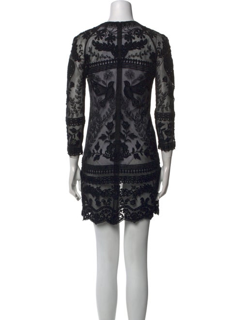 Isabel Marant Lace Pattern Mini Dress