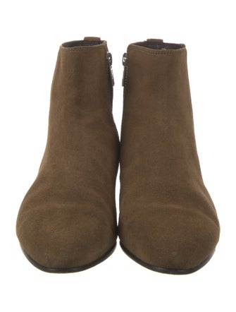 Isabel Marant Suede Colorblock Pattern Chelsea Boots
