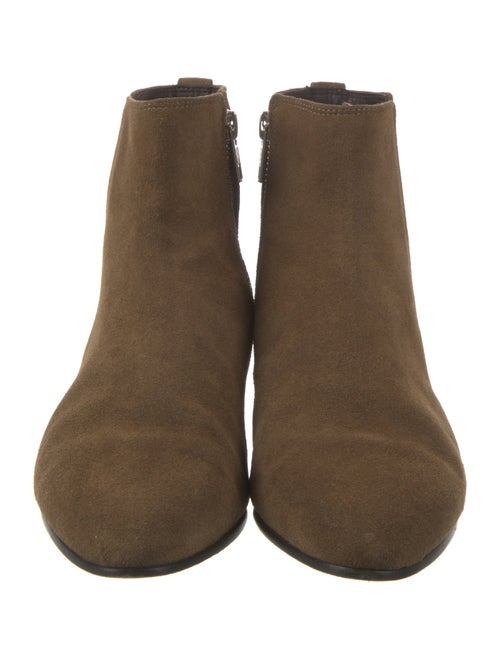 Isabel Marant Suede Colorblock Pattern Chelsea Boots