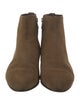 Isabel Marant Suede Colorblock Pattern Chelsea Boots