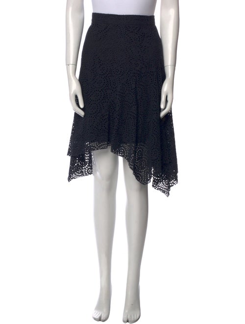 Isabel Marant Eyelet Trim Knee-Length Skirt