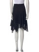 Isabel Marant Eyelet Trim Knee-Length Skirt