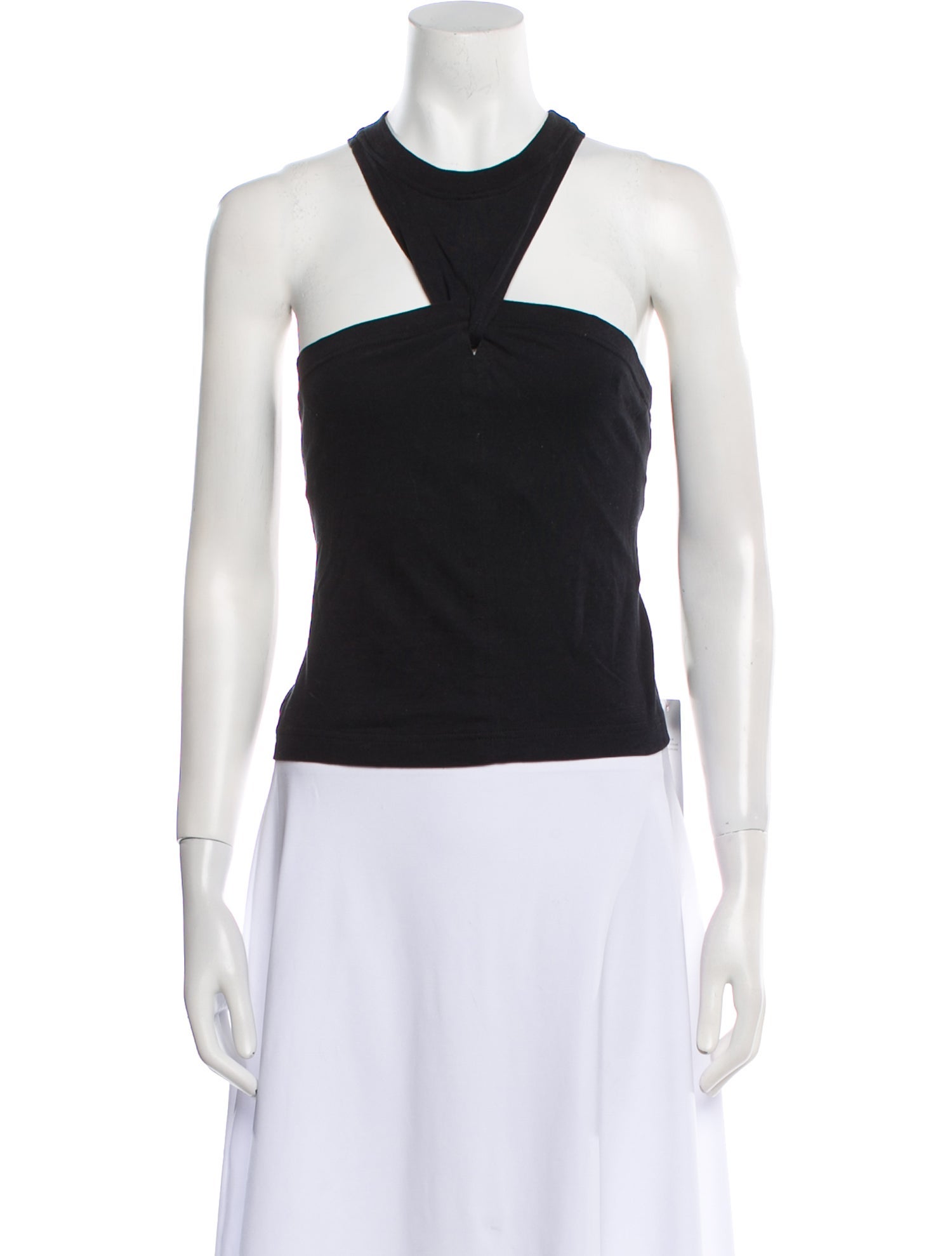 Isabel Marant Halterneck Sleeveless Crop Top