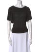 Isabel Marant Bateau Neckline Short Sleeve Top