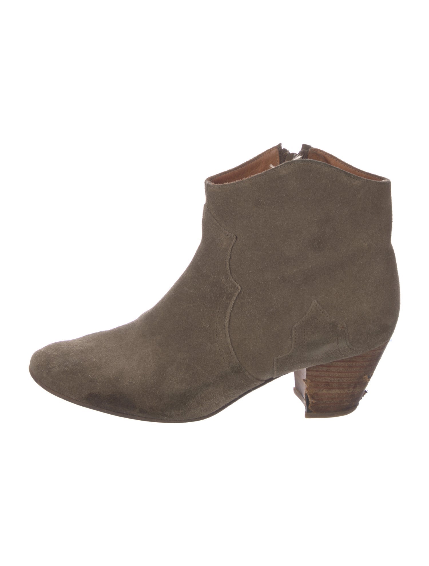 Isabel Marant Suede Western Boots