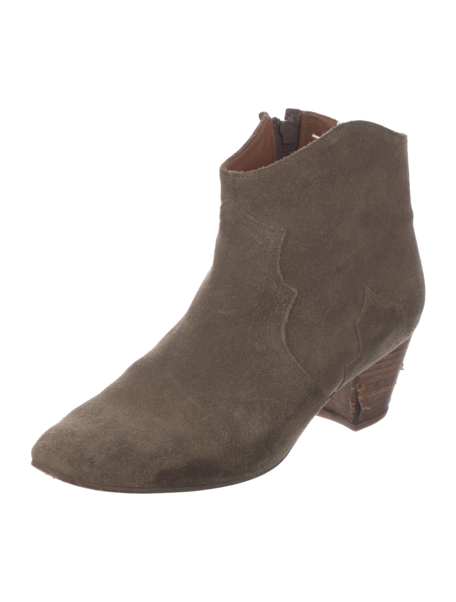 Isabel Marant Suede Western Boots
