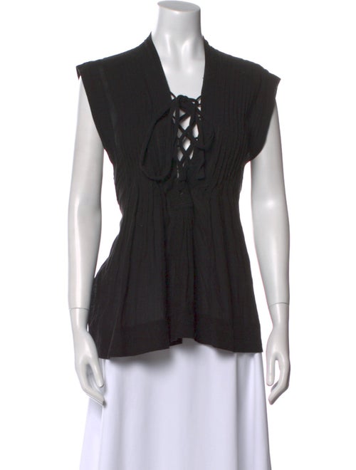Isabel Marant V-Neck Sleeveless Blouse