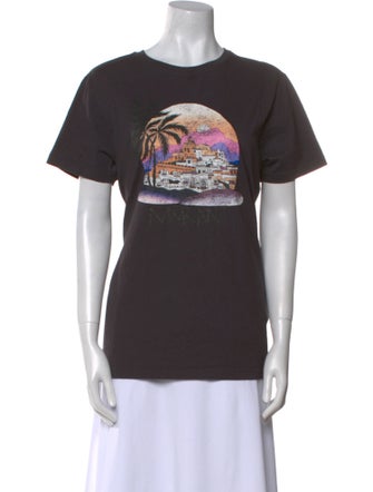 Isabel Marant Graphic Print Crew Neck T-Shirt