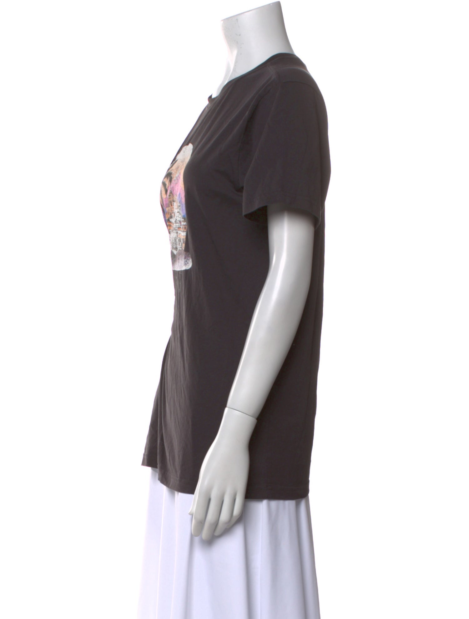 Isabel Marant Graphic Print Crew Neck T-Shirt