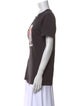 Isabel Marant Graphic Print Crew Neck T-Shirt