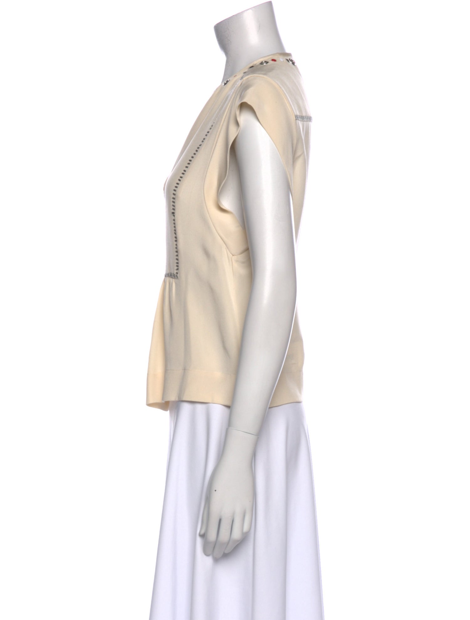 Isabel Marant Silk V-Neck Blouse