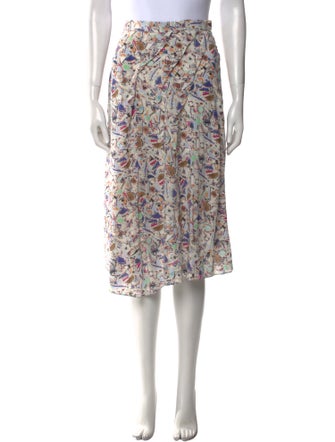 Isabel Marant Silk Knee-Length Skirt
