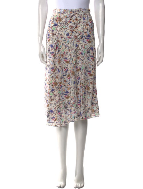 Isabel Marant Silk Knee-Length Skirt