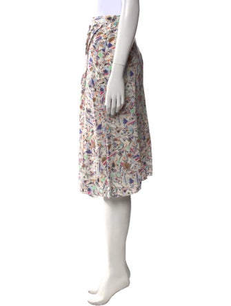 Isabel Marant Silk Knee-Length Skirt
