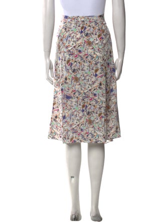Isabel Marant Silk Knee-Length Skirt