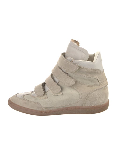 Isabel Marant Suede Colorblock Pattern Lace-Up Boots