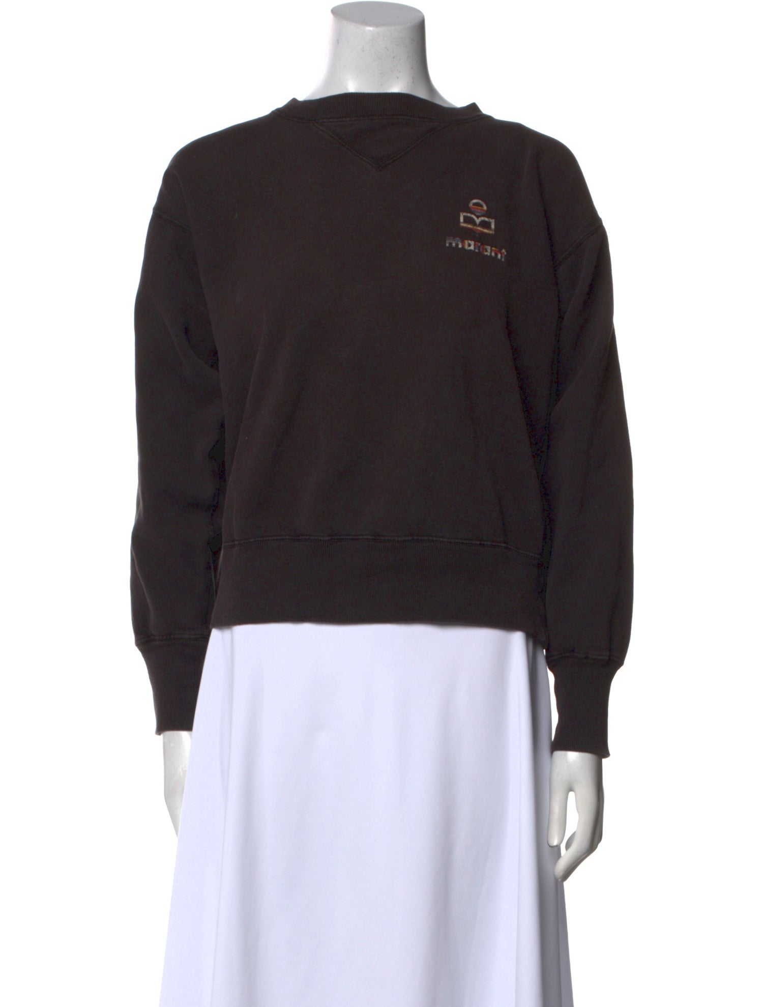 Isabel Marant Graphic Print Crew Neck Sweatshirt