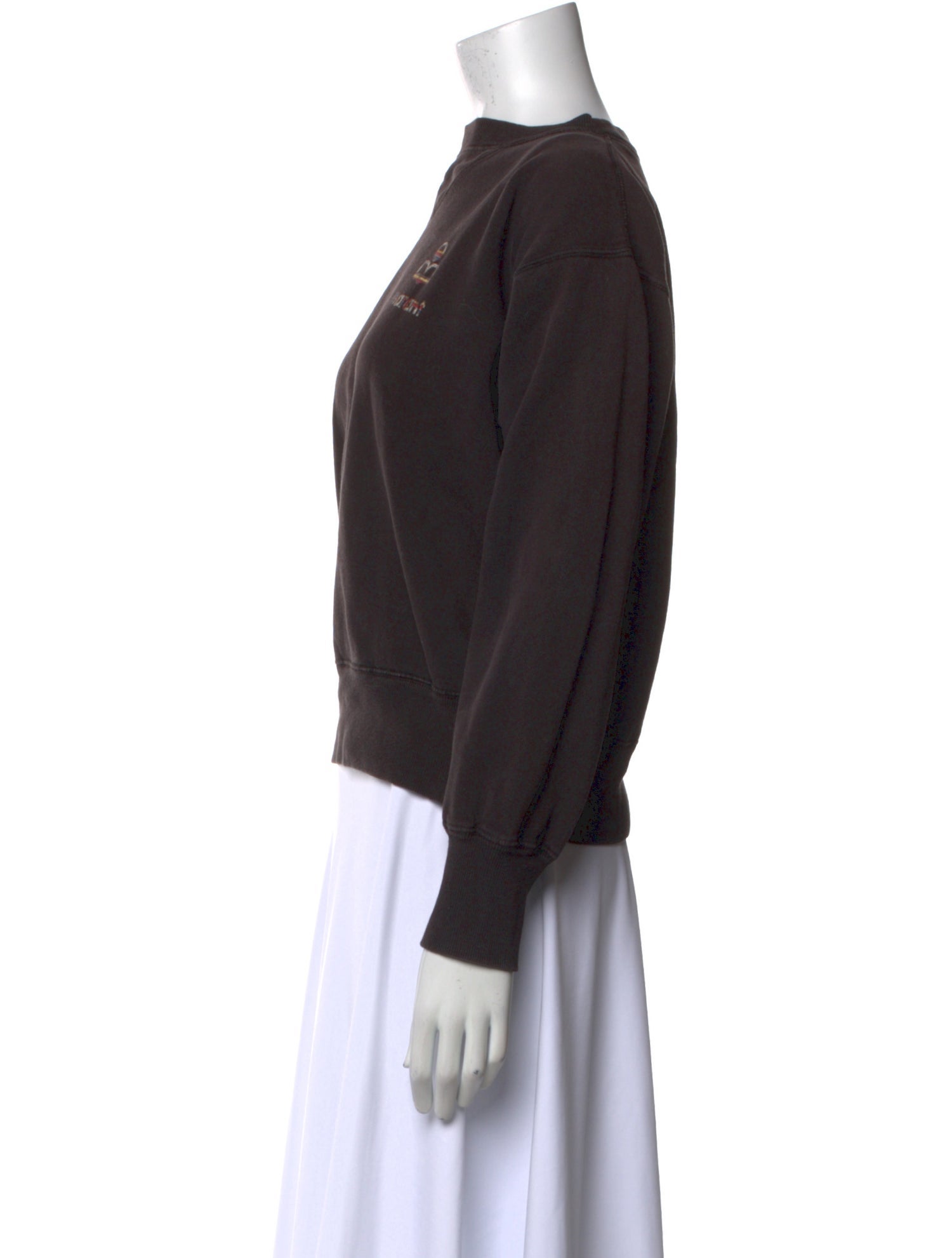 Isabel Marant Graphic Print Crew Neck Sweatshirt