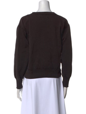 Isabel Marant Graphic Print Crew Neck Sweatshirt