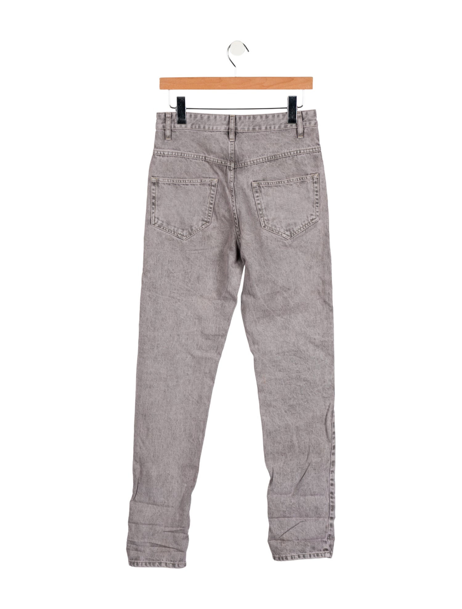Isabel Marant High-Rise Straight Leg Jeans