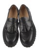 Isabel Marant Leather Tassel Accents Loafers