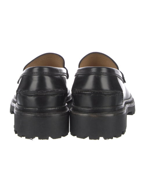 Isabel Marant Leather Tassel Accents Loafers