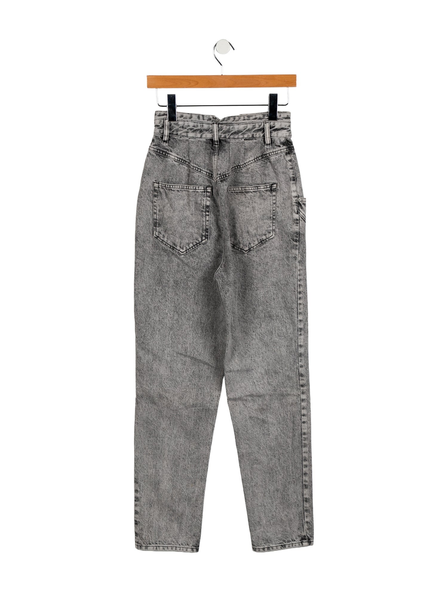 Isabel Marant High-Rise Straight Leg Jeans