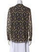 Isabel Marant Printed Mock Neck Blouse