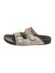 Isabel Marant Suede Printed Slides