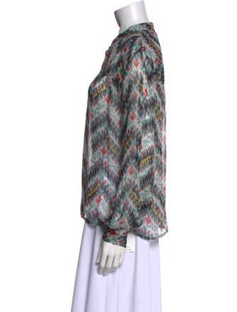 Isabel Marant Silk Printed Blouse