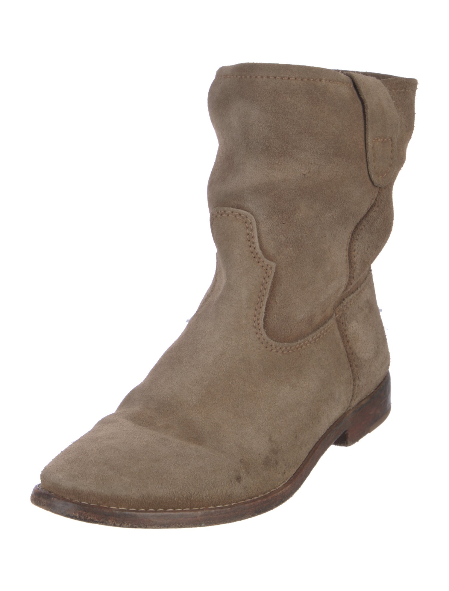 Isabel Marant Suede Moto Boots