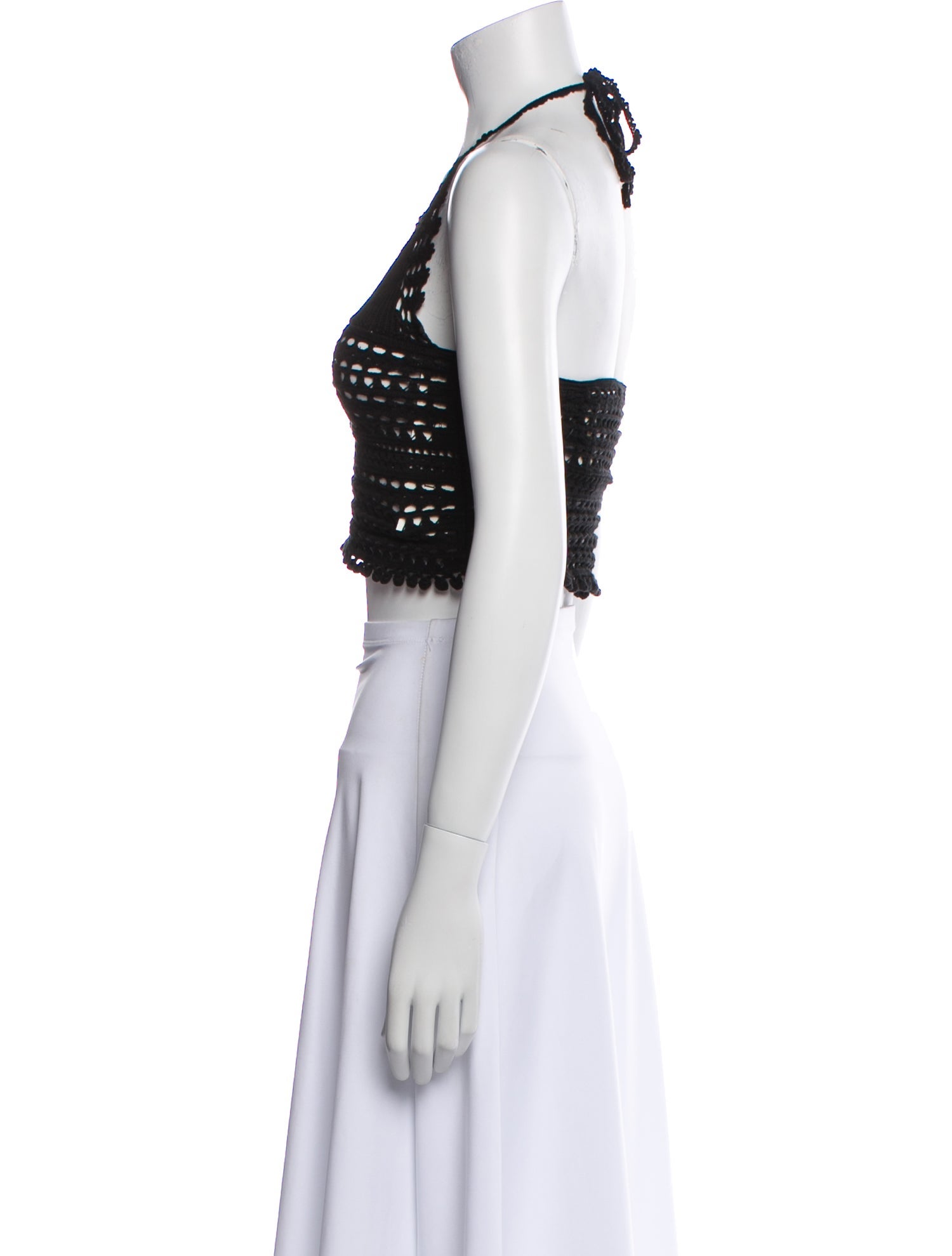 Isabel Marant Halterneck Sleeveless Crop Top