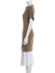 Isabel Marant Cowl Neck Short Sleeve Tunic