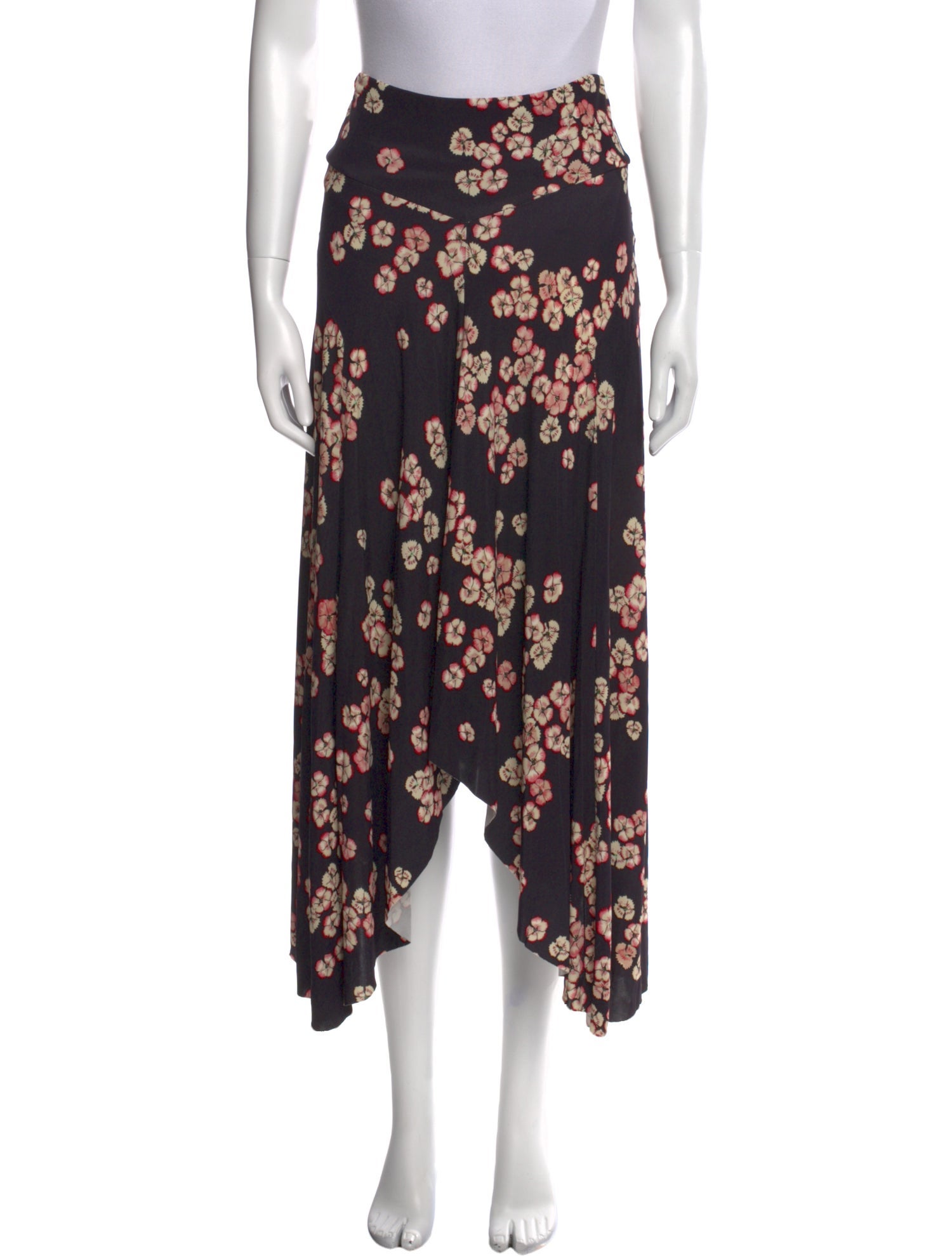 Isabel Marant Floral Print Midi Length Skirt