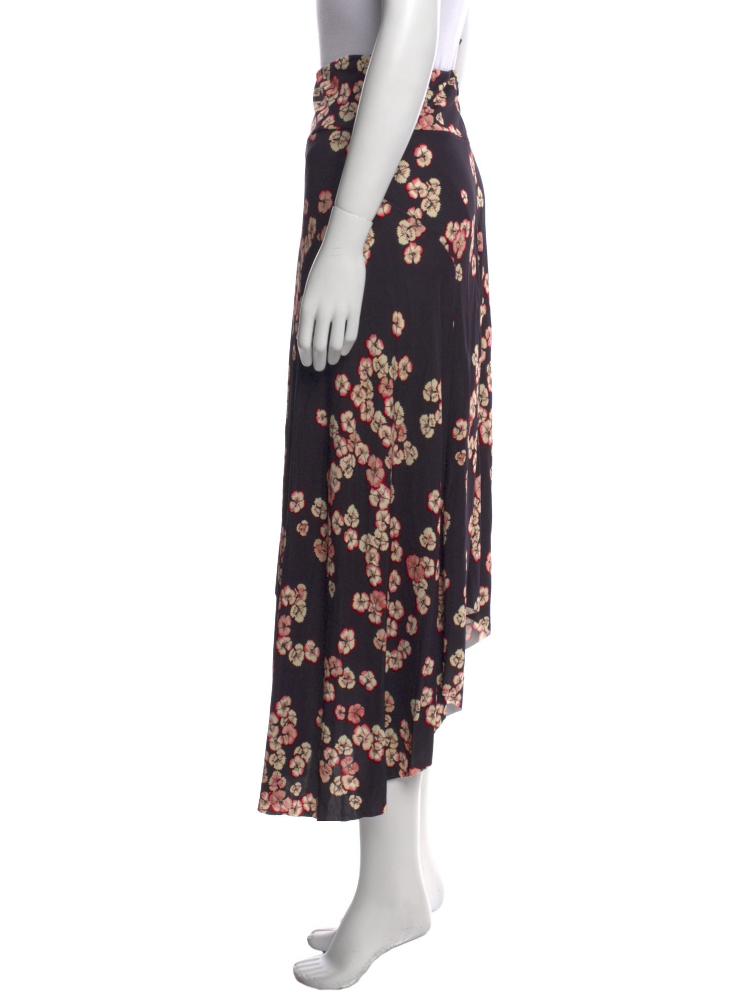 Isabel Marant Floral Print Midi Length Skirt