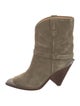 Isabel Marant Suede Studded Accents Western Boots