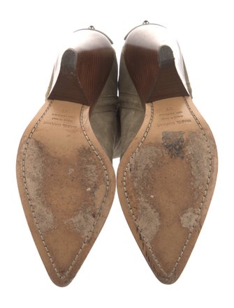 Isabel Marant Suede Studded Accents Western Boots