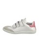 Isabel Marant Leather Colorblock Pattern Sneakers
