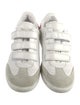 Isabel Marant Leather Colorblock Pattern Sneakers