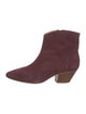 Isabel Marant Suede Western Boots