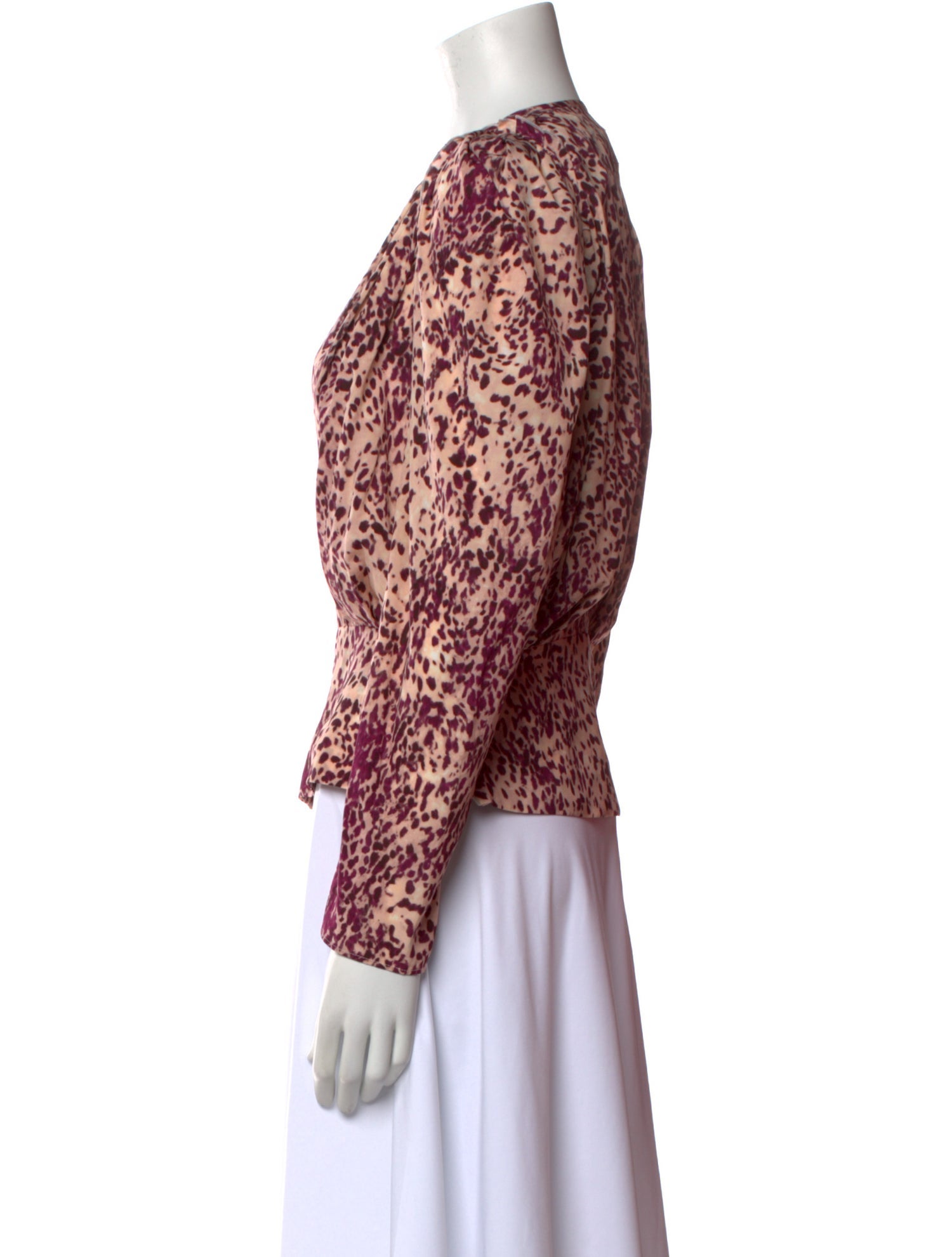 Isabel Marant Silk Animal Print Blouse w/ Tags