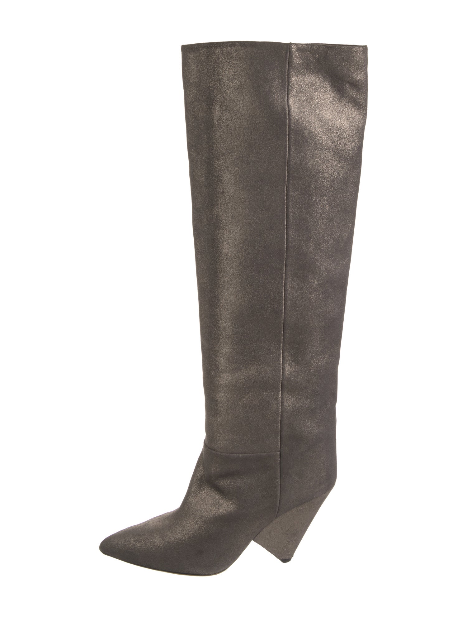 Isabel Marant Suede Glitter Accents Boots