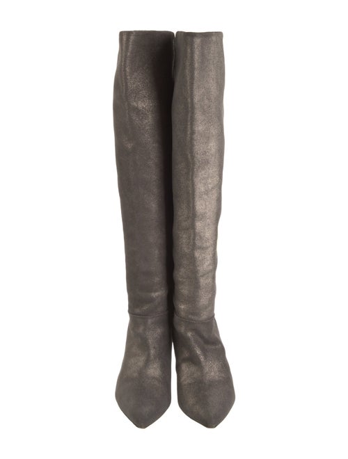Isabel Marant Suede Glitter Accents Boots
