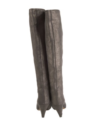 Isabel Marant Suede Glitter Accents Boots