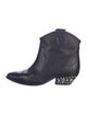 Isabel Marant Leather Studded Accents Western Boots