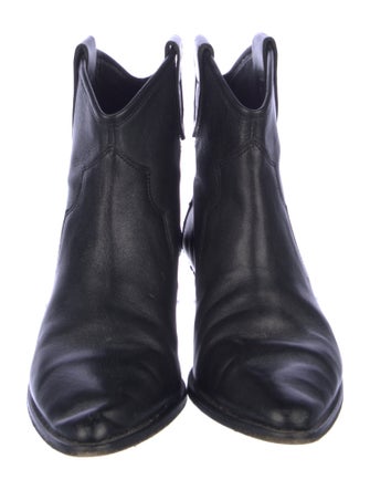 Isabel Marant Leather Studded Accents Western Boots