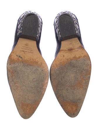 Isabel Marant Leather Studded Accents Western Boots