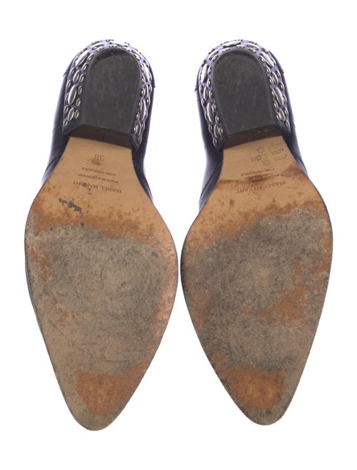 Isabel Marant Leather Studded Accents Western Boots