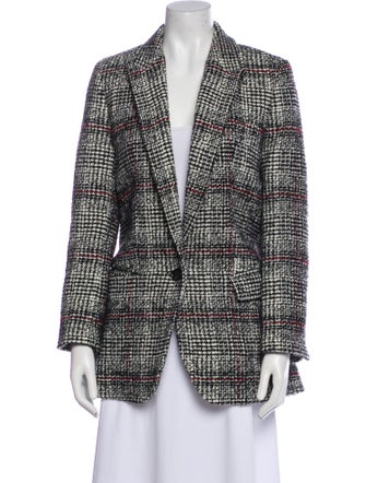 Isabel Marant Plaid Print Blazer