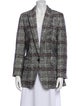 Isabel Marant Plaid Print Blazer